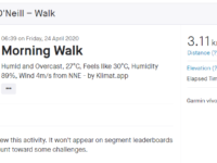 Morning - 6.39am - a comfy 30 deg C Morning - 6.39am - a comfy 30 deg C